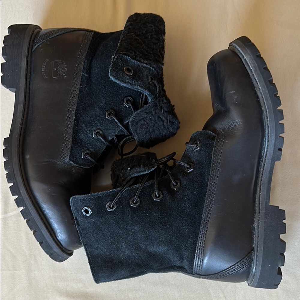Timberland Leather and Suede Boots